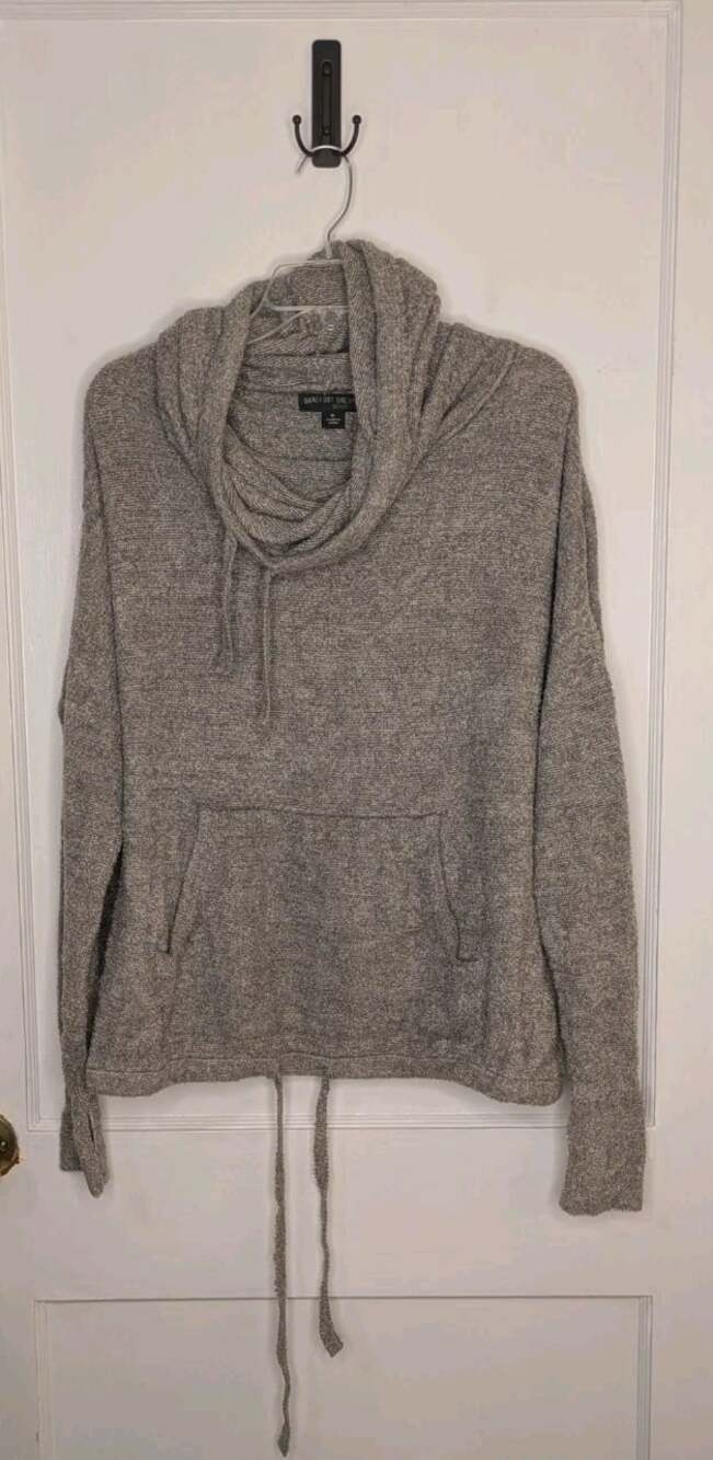 Size XL Gray Barefoot Dreams CozyChic Lite Pebble Beach Hoodie